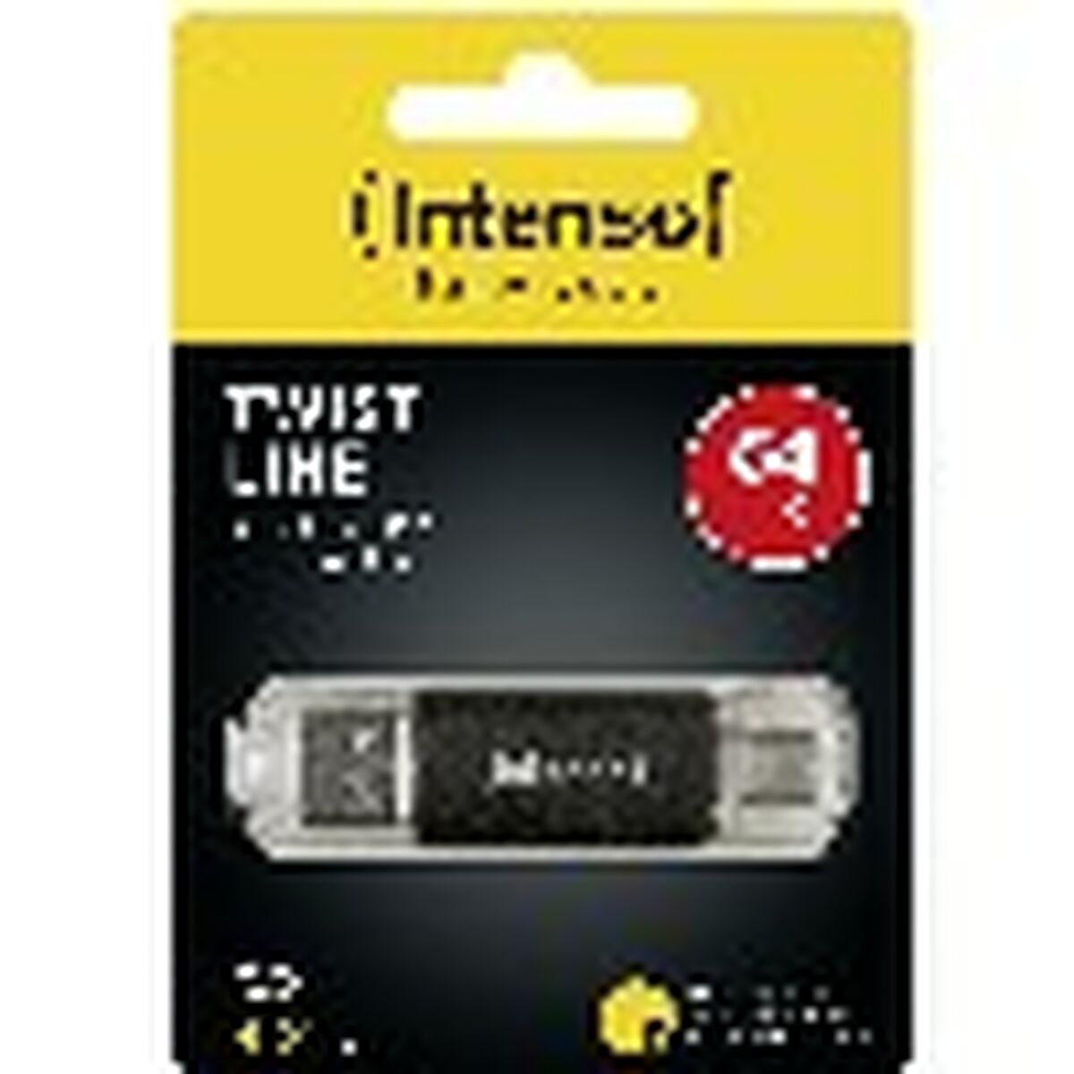 USB atmintukas INTENSO 3539490 Antracito 64 GB